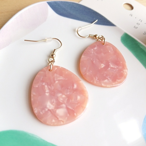 Last One⚡️Acrylic Drop Round Earrings - Picture 2 of 3